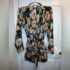 Ava & Viv silky wrap blazer